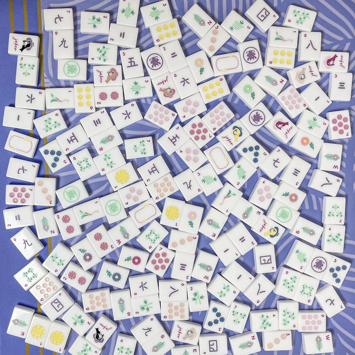 The Boho Chic Mahjong Tile Set