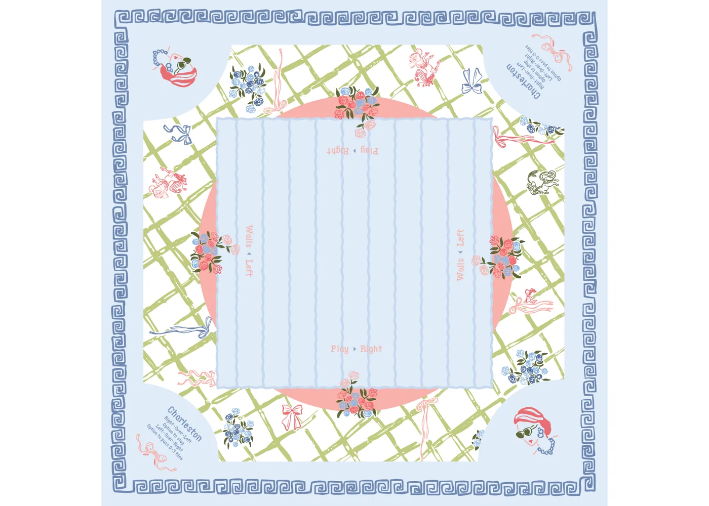 Lattice Travel Mat 21"x21"