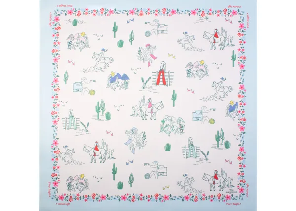 Wild West Travel Mat 21"x21"