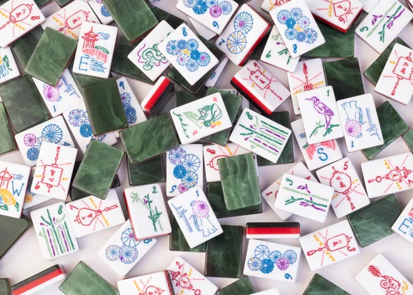 Miss Classic Mahjong Tile Set (Malachite)