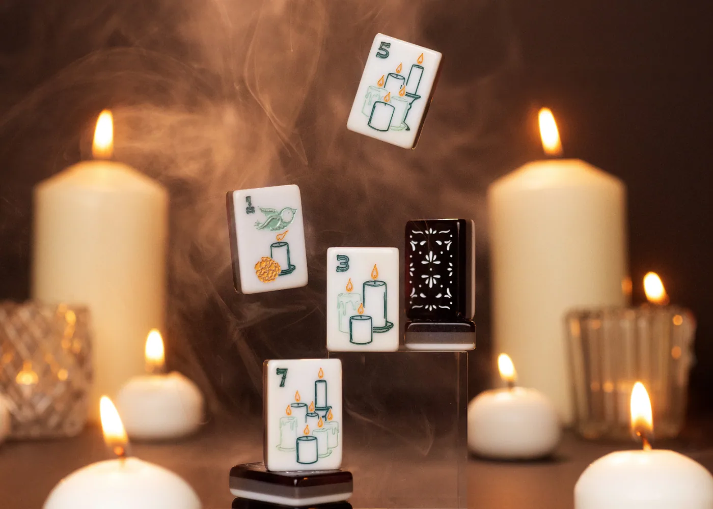 Miss Catrina Mahjong Tile Set