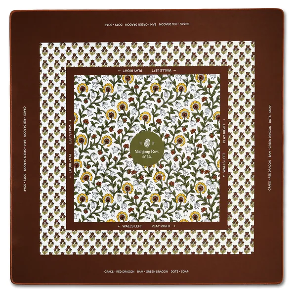 Autumn Saffron Mahjong Mat