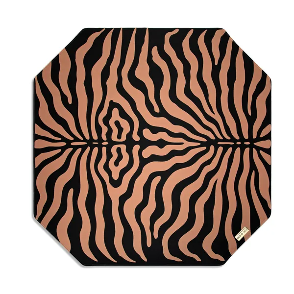 Savana Noir Mahjong Mat – Octagon