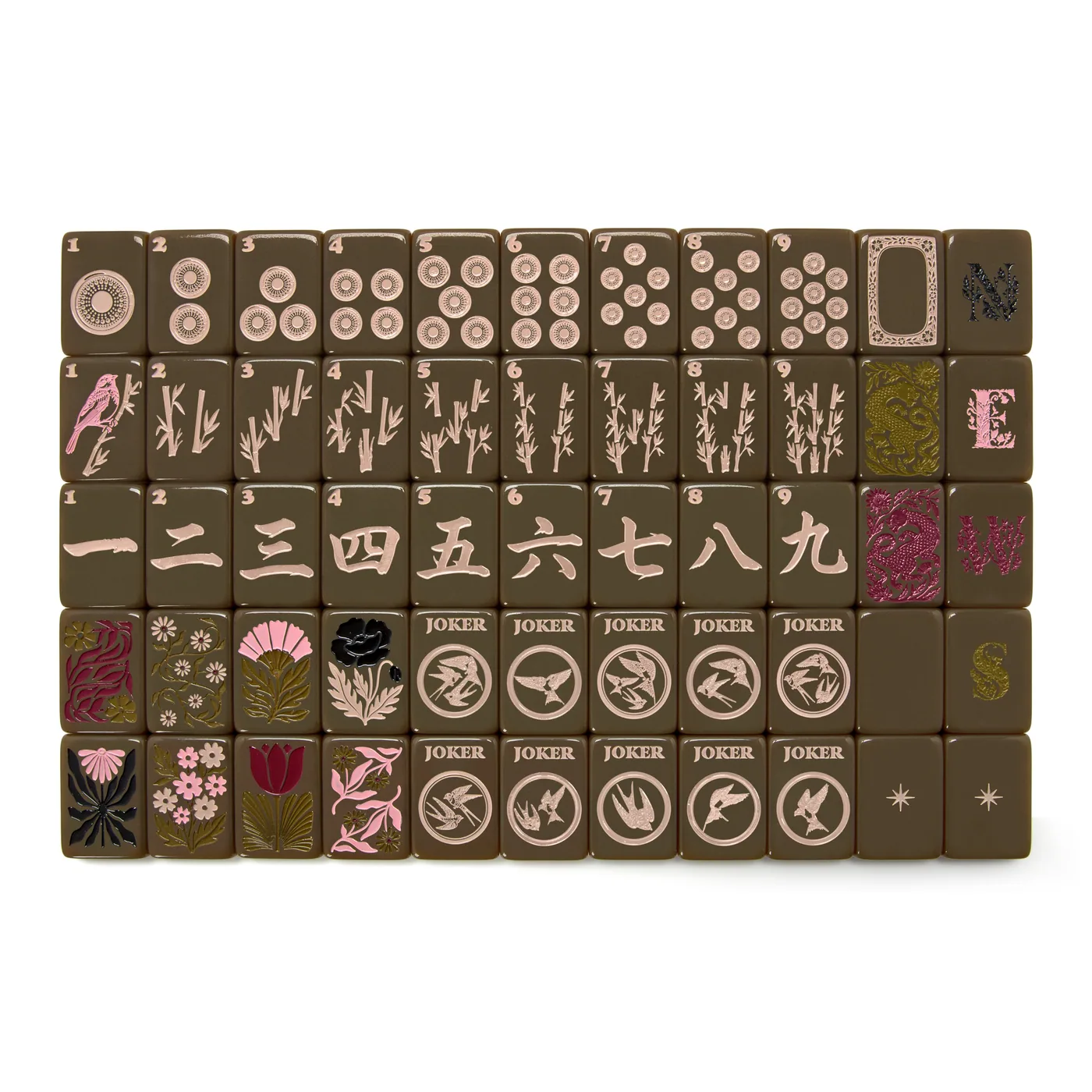 Haus No. 88 Heritage Green Mahjong Tile Set