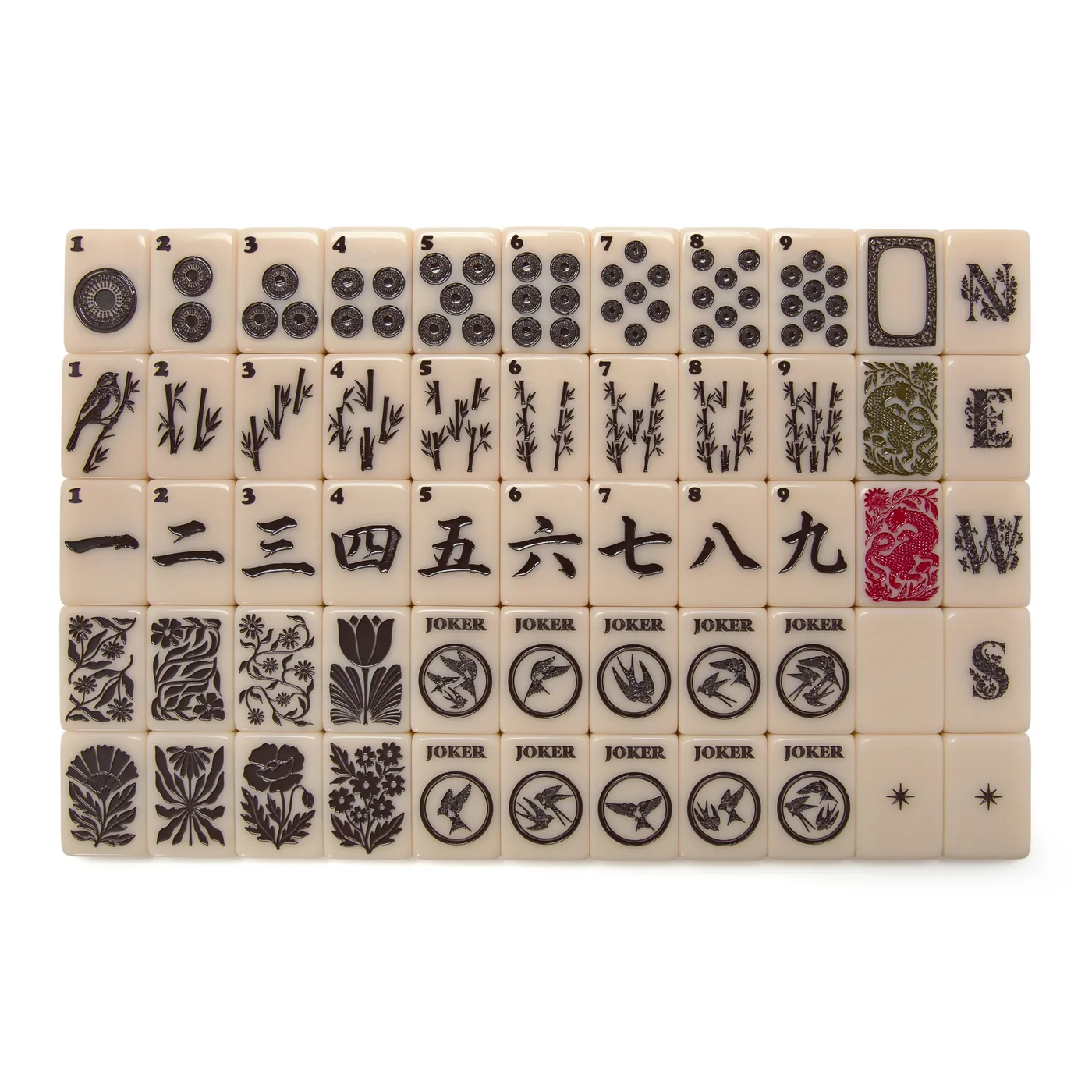 Haus No. 88 Stone & Ink Mahjong Tile Set