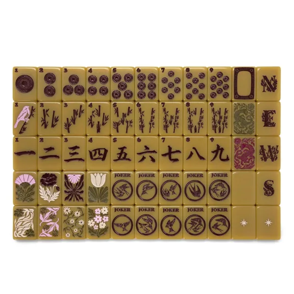 Haus No. 88 Olive Grove Mahjong Tile Set