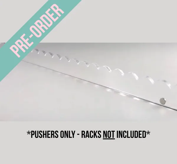 Clear Acrylic Scalloped Pusher Add-Ons