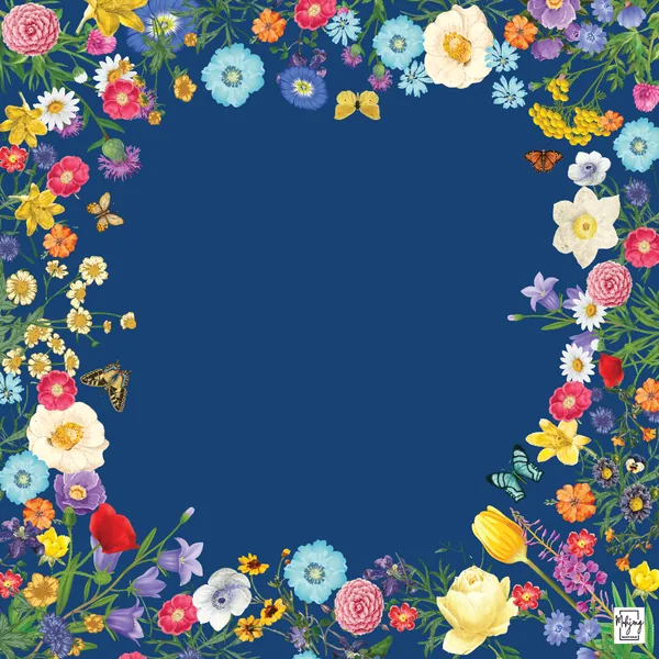 Sapphire Blue Garden Mat
