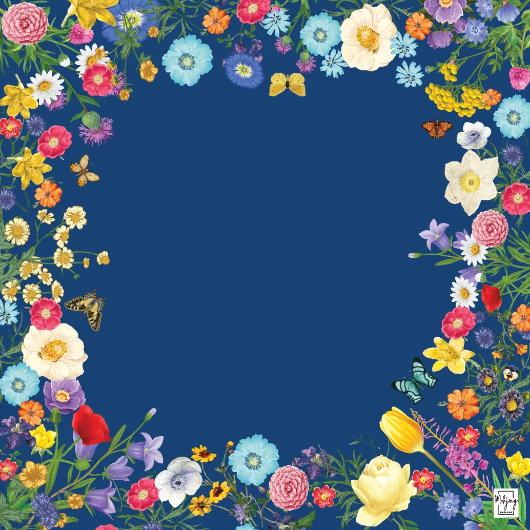 Sapphire Blue Garden Mat