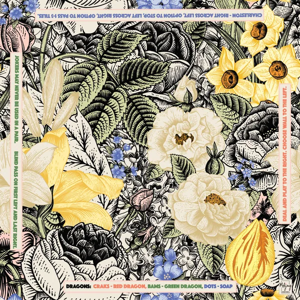 Vintage Floral Mat