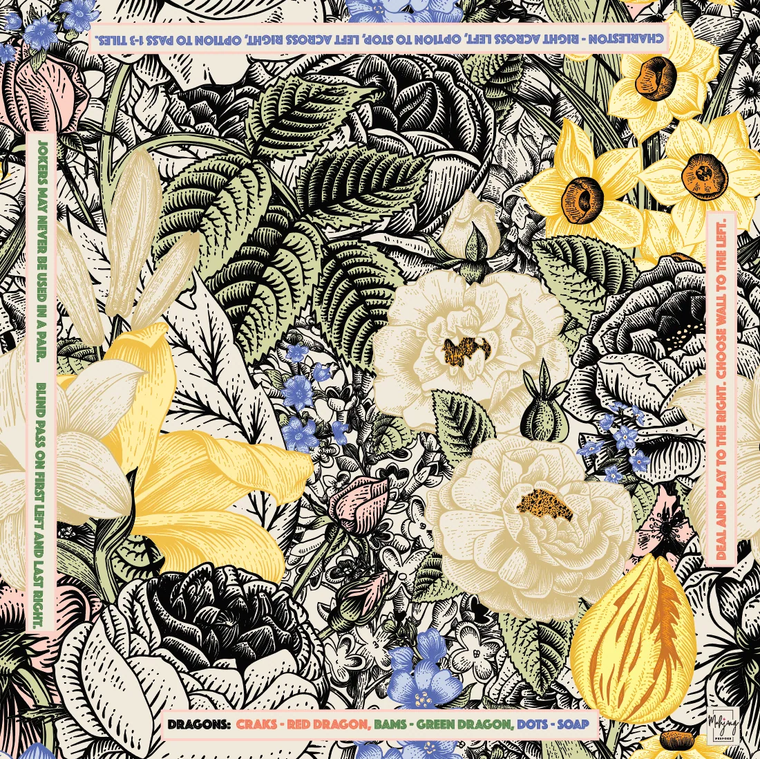 Vintage Floral Mat