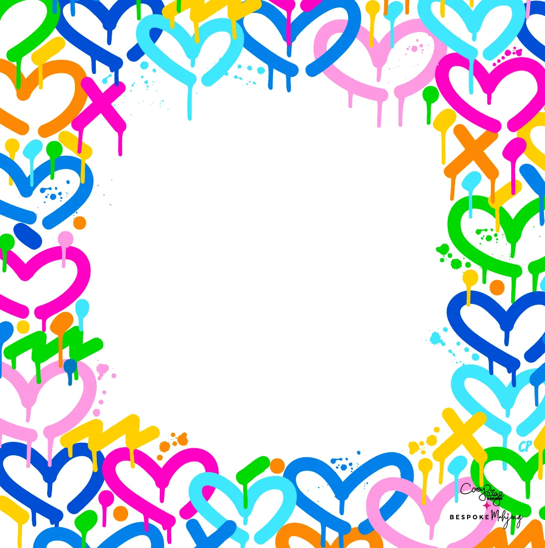 Bespoke x Corey Paige - Electric Love Mat (double-sided)