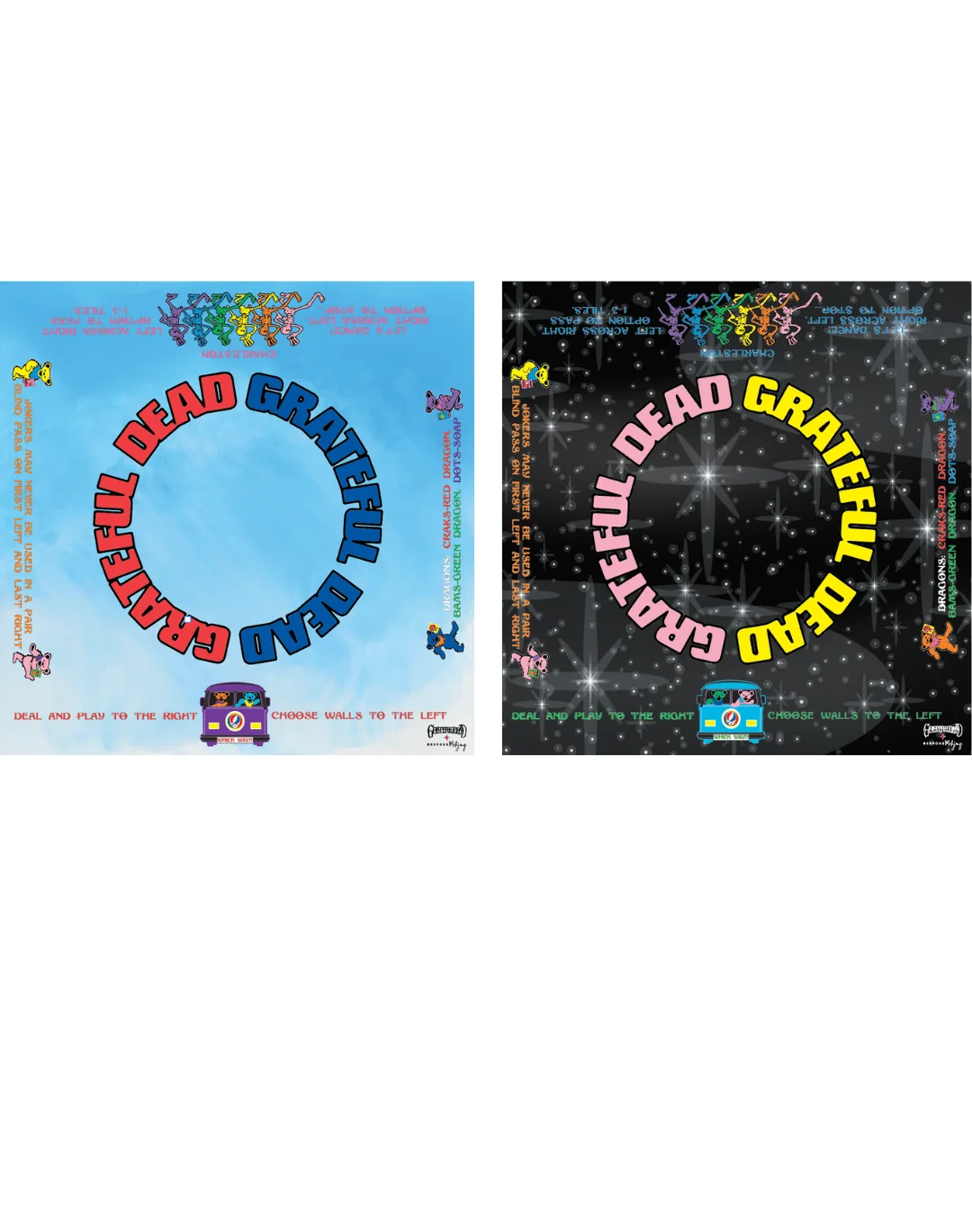 Grateful Dead Double-Sided Mat - Sunshine to Starlight