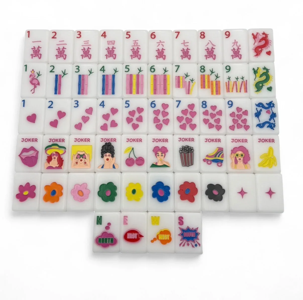 Pop Divas Tiles - Bright White