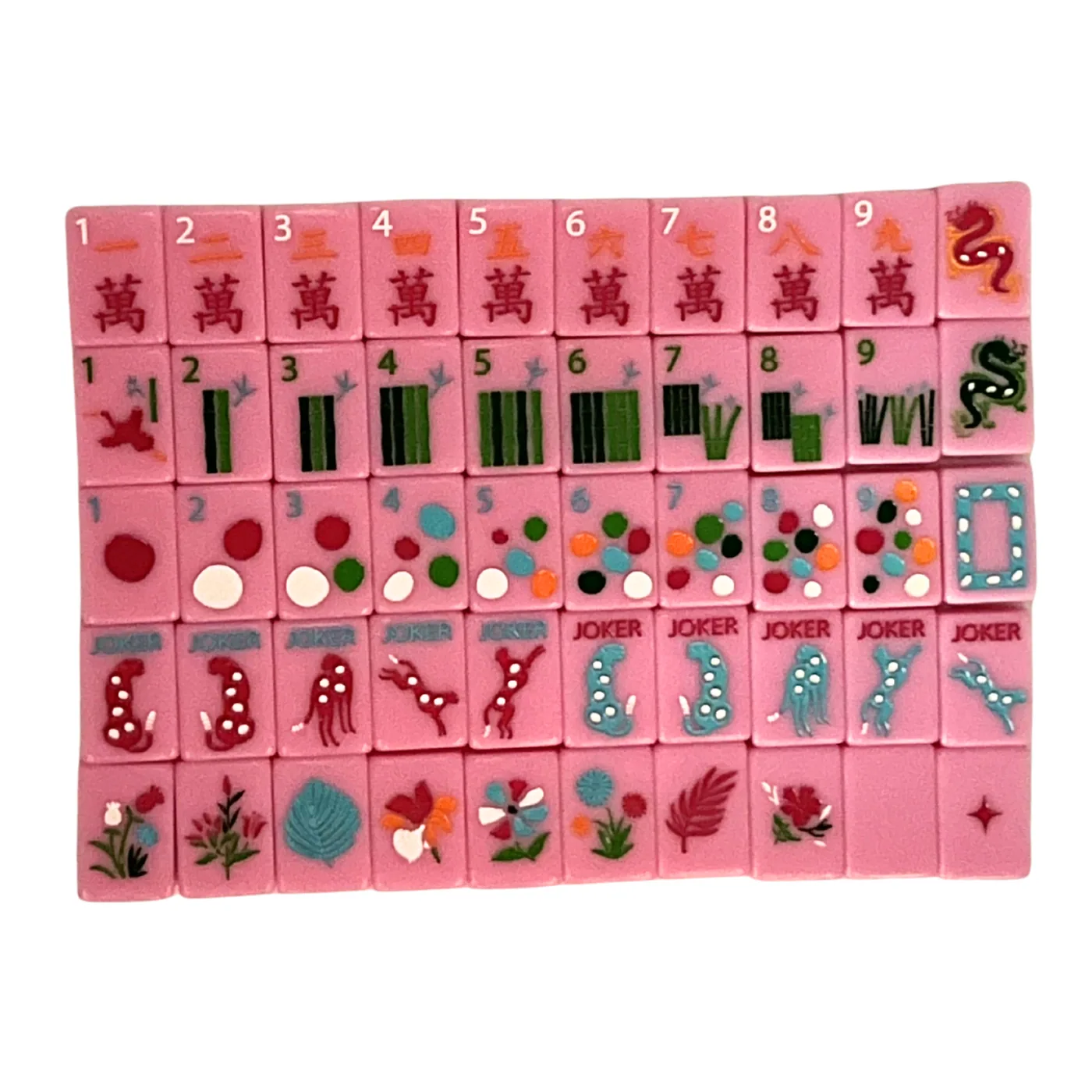 Springtime Safari Tiles - Petal Pink