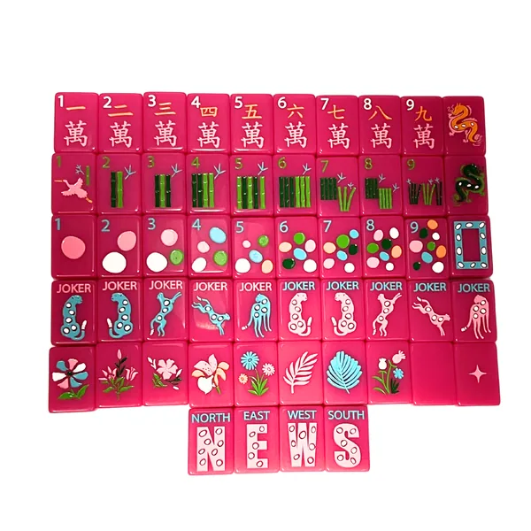 Springtime Safari Tiles - Wild Pink