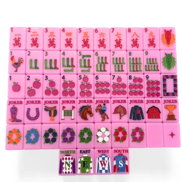 Year of the Horse Tiles - Saddle Pink