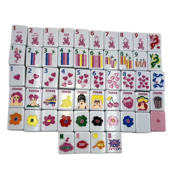 XL Mega Pop Divas Tiles - Petal Pink