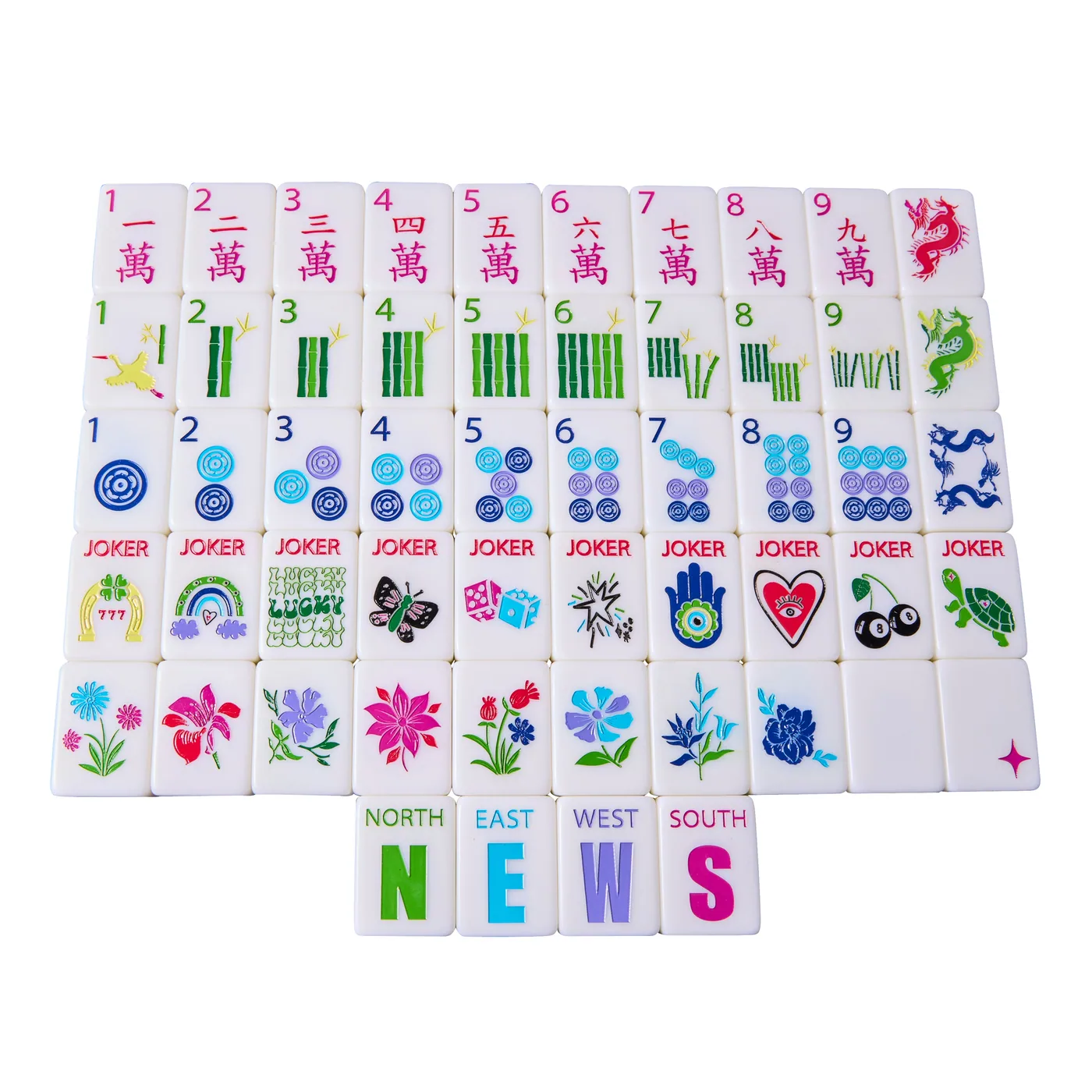 XL Mega Lucky Charms Tiles - Bright White