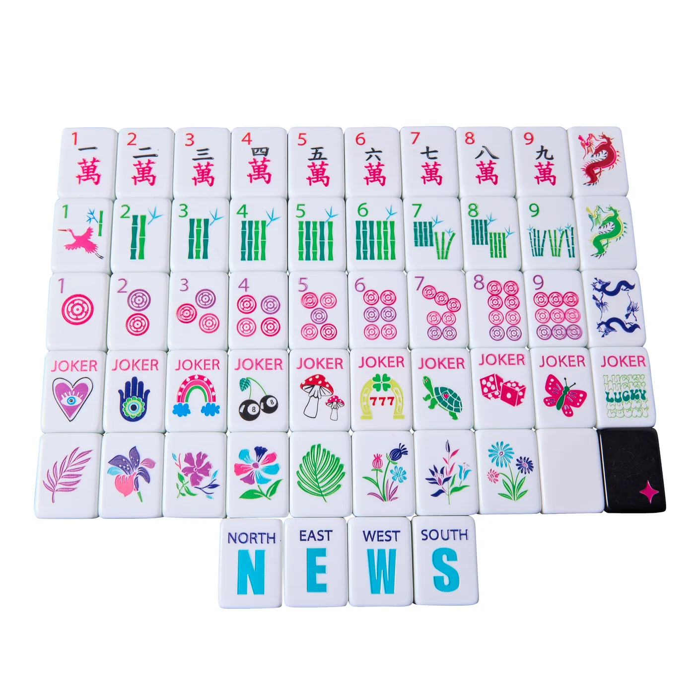 XL Mega Lucky Charms Tiles - Baddie Black