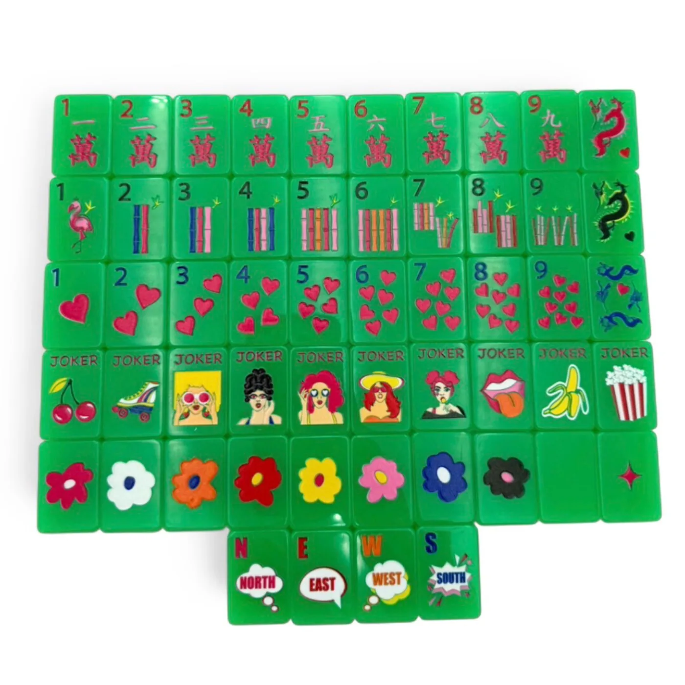 Pop Diva Tiles - Disco Green