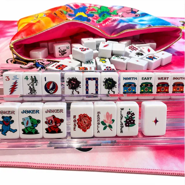 Grateful Dead x Bespoke Mahjong XL Mega Tiles - Cosmic White