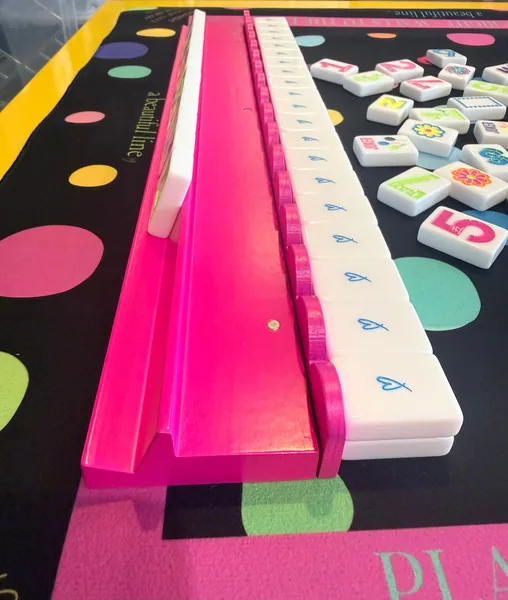 20" Scalloped Wooden Racks for Mahjong