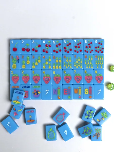 The Fruity Line Mahjong Tiles