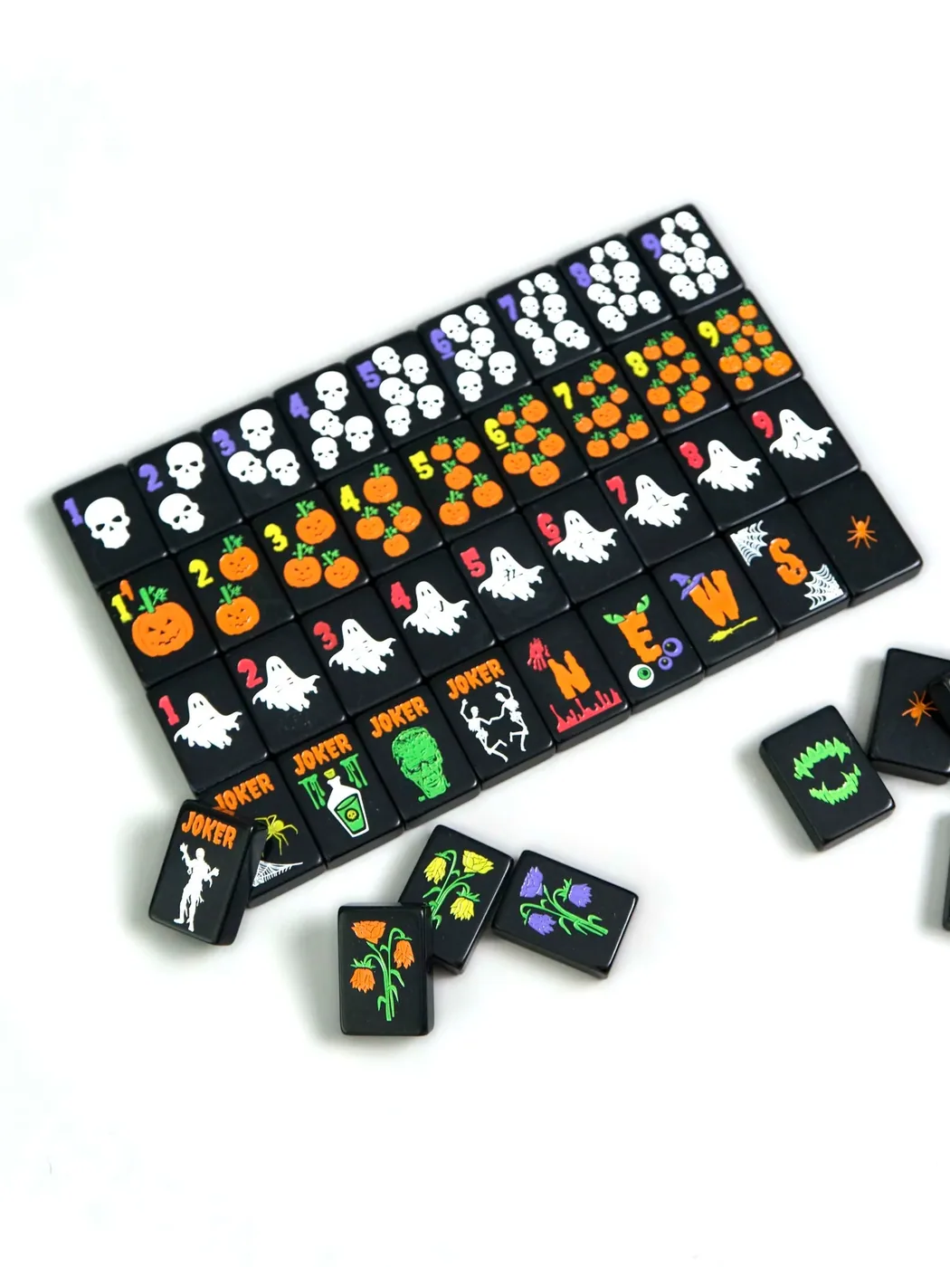The Halloween Line Mahjong Tiles