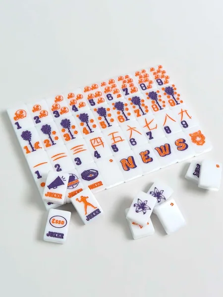 The All In Line Mahjong Tiles