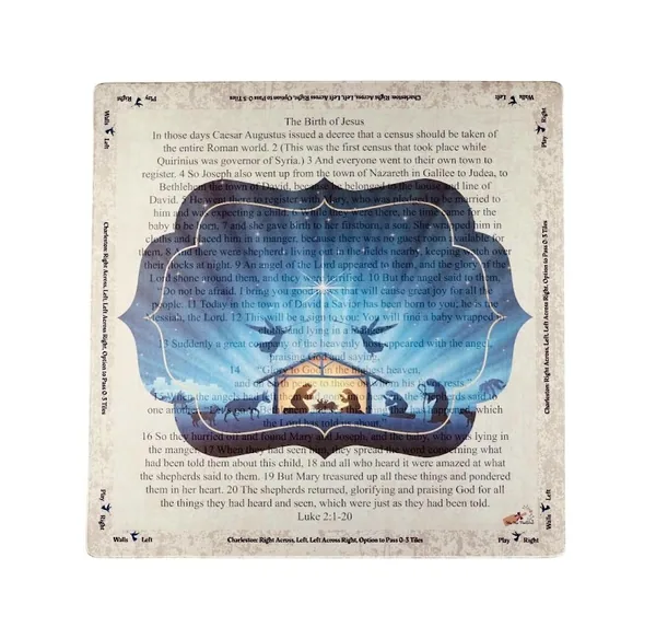 Nativity Mahjong Mat