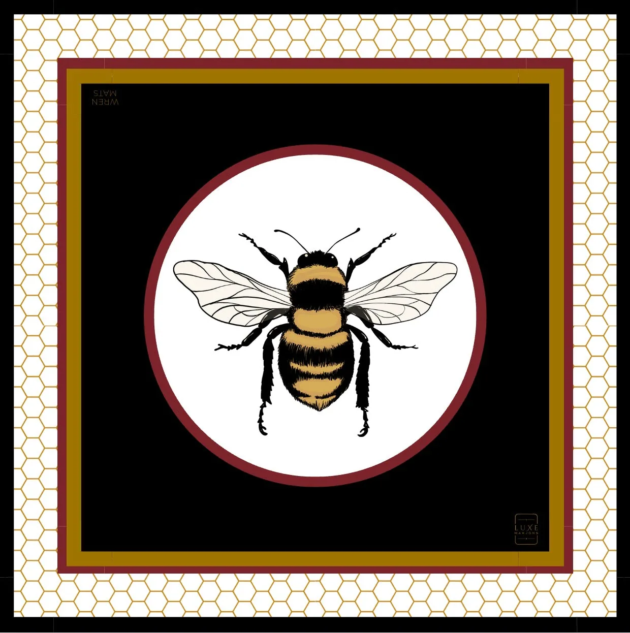 Bougie Bee Mahjong Mat - Second Chance Sale