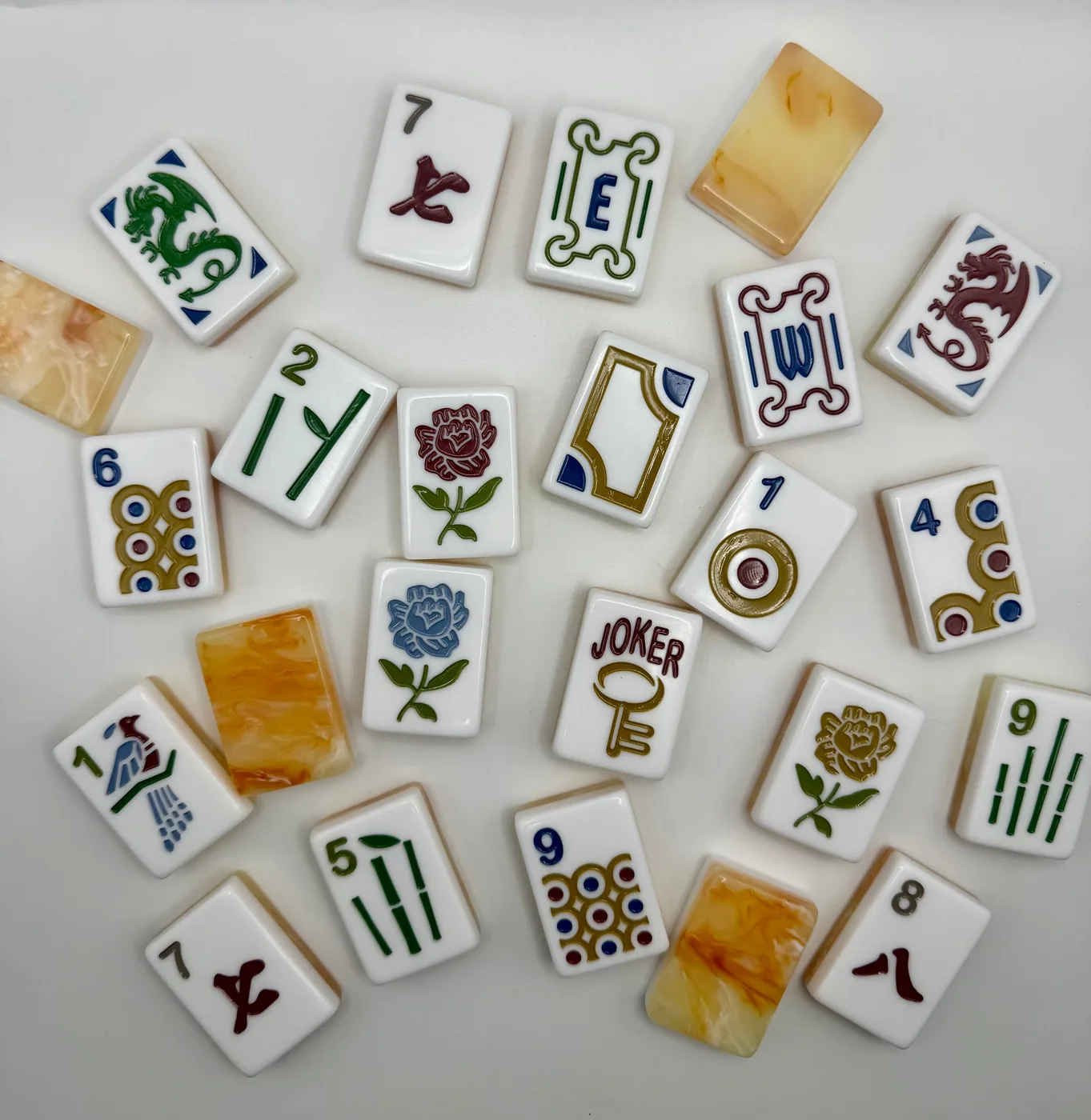 Golden Key Mahjong Set - Twilight Colorway