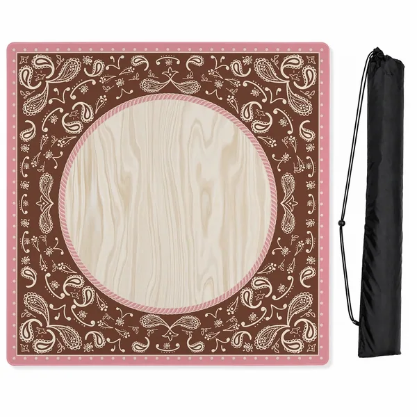 Boho Western Cowgirl Collection Mahjong Mat for Table
