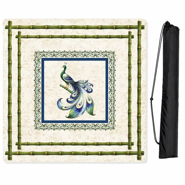 Green Classic Collection Mahjong Mat for Table