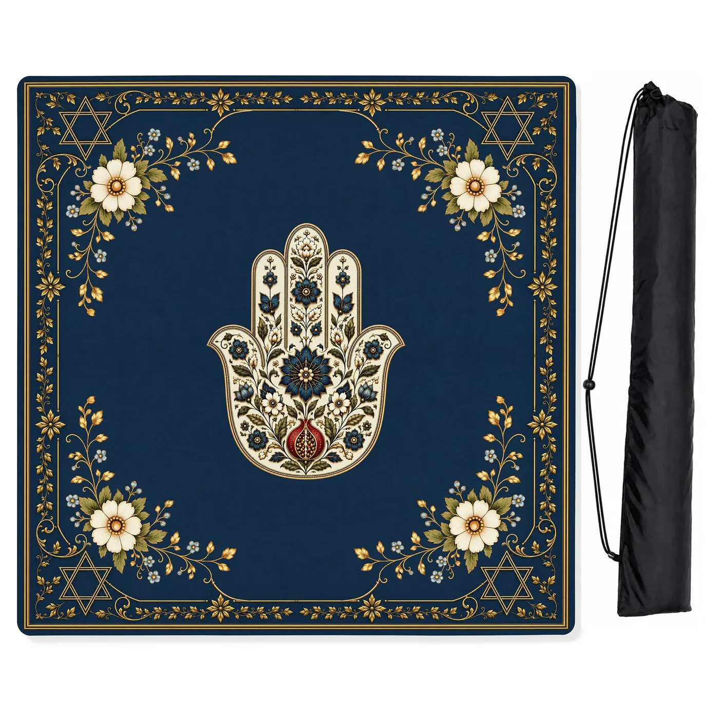 Judaica Pearl Collection Mahjong Mat for Table