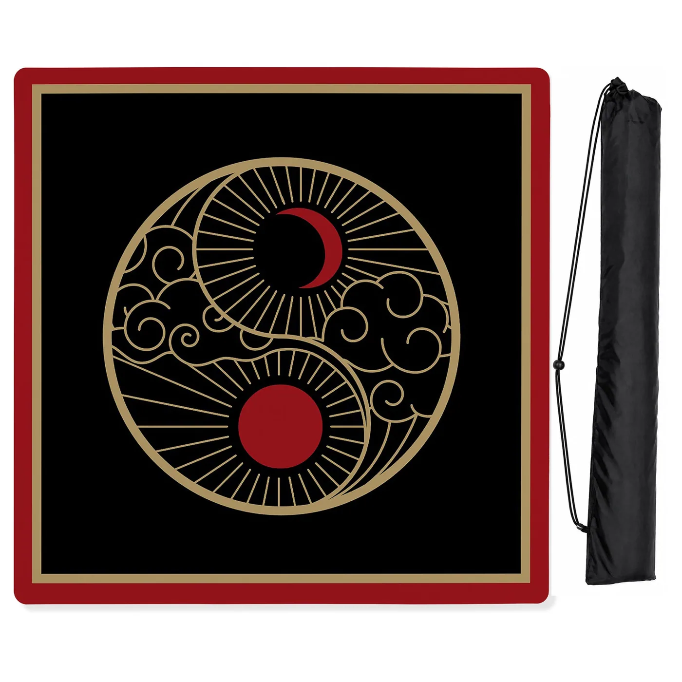 Golden Pearl Collection Mahjong Mat for Table