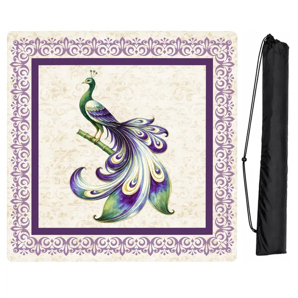 Purple Classic Collection Mahjong Mat for Table