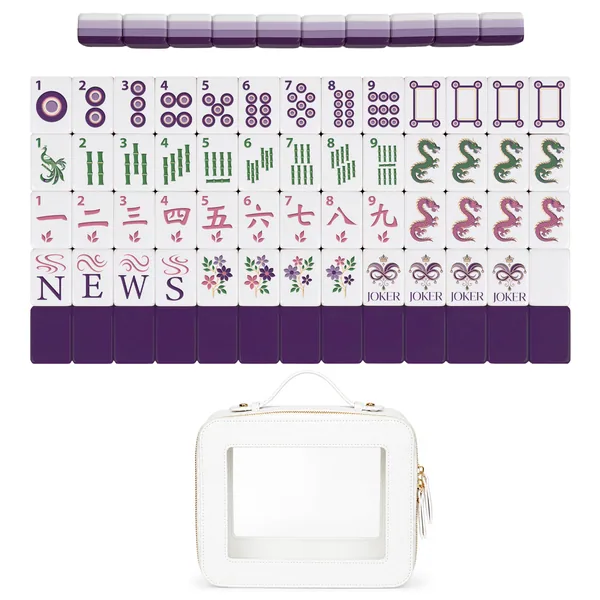 Purple Classic Collection American Mahjong Tile Set (160pc)