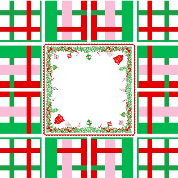 Holly Jolly Christmas Mahjong Mat