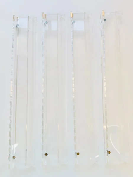 Mahjong Clear Acrylic Racks and Scallop Pusher