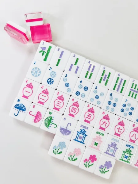 Travel Mahjong Tile Set - Garden Party Bright