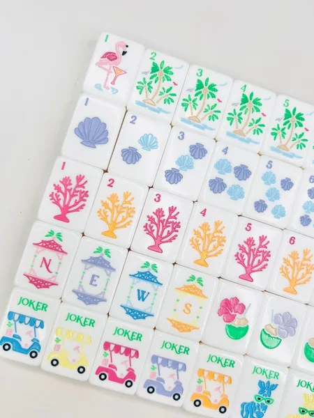 The Palm Royale Mahjong Tile Set
