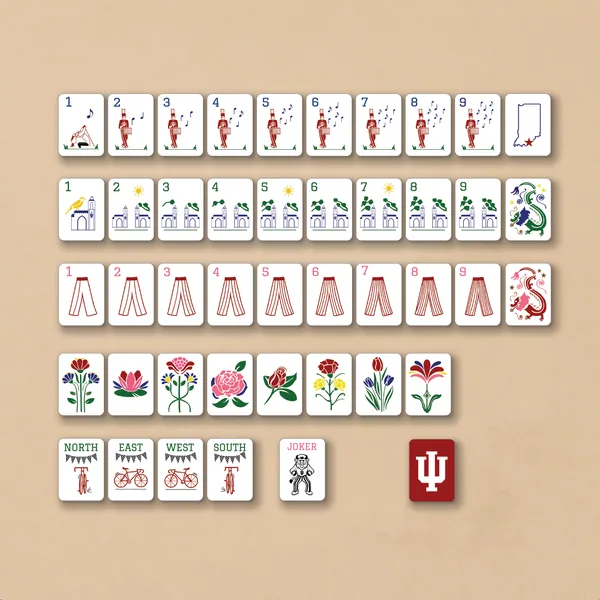 Indiana University Mahjong Bundle