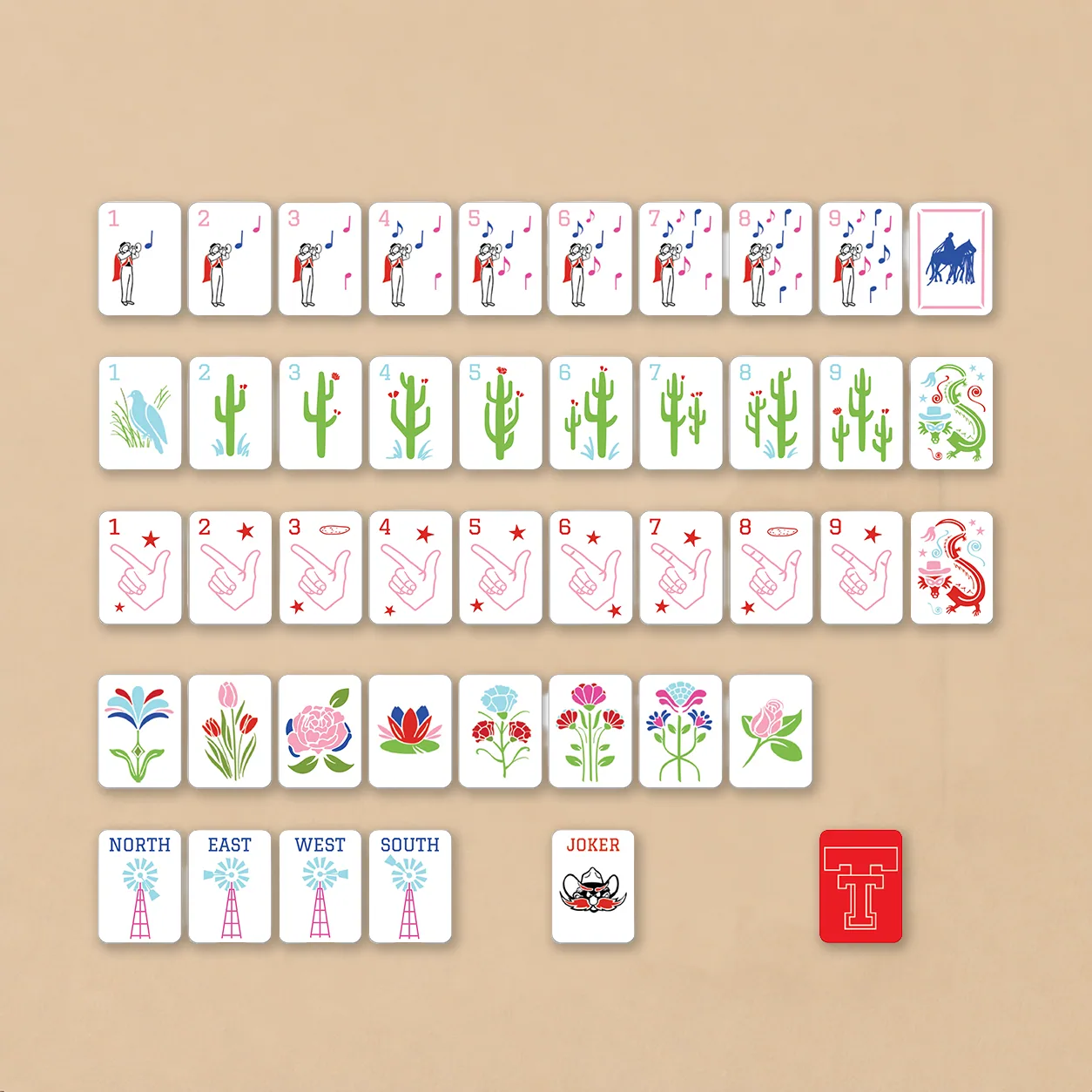 Texas Tech Mahjong Bundle