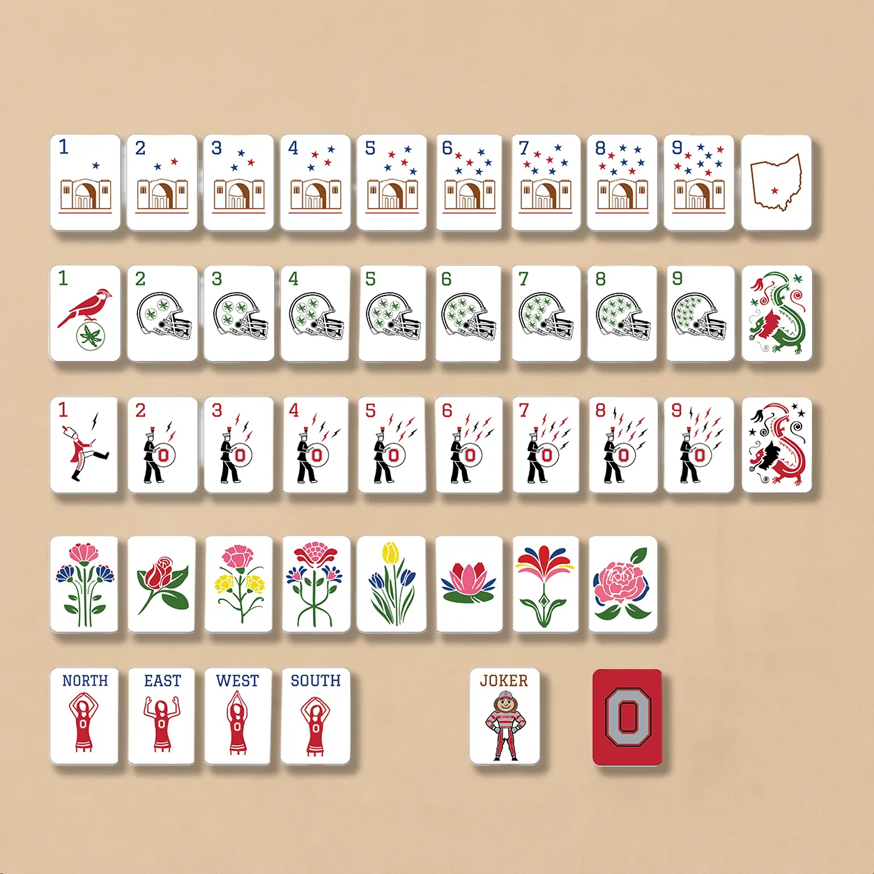 Ohio State Mahjong Bundle