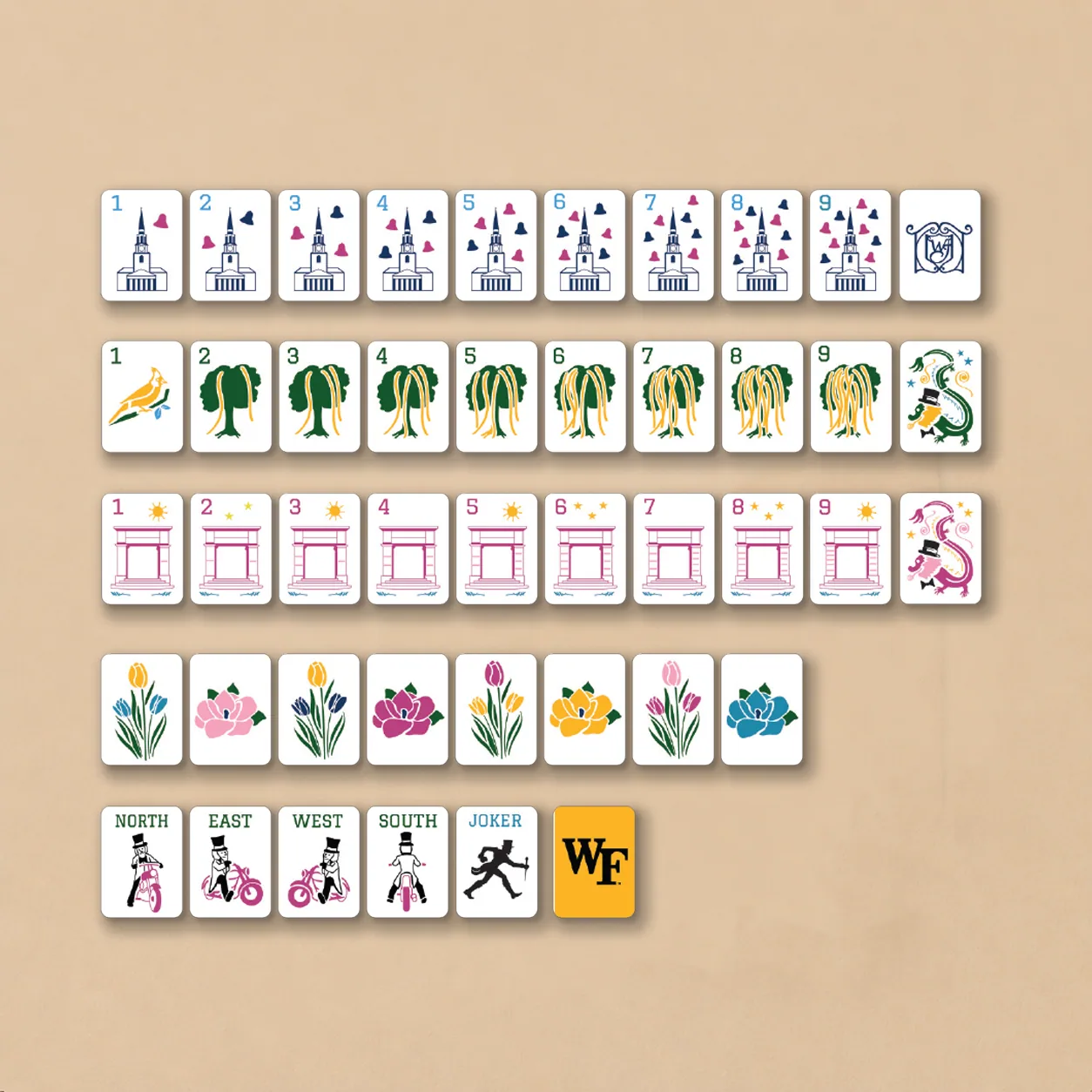 Wake Forest Mahjong Bundle