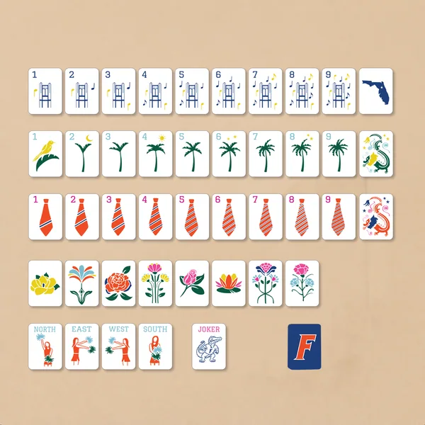 University of Florida Mahjong Tiles