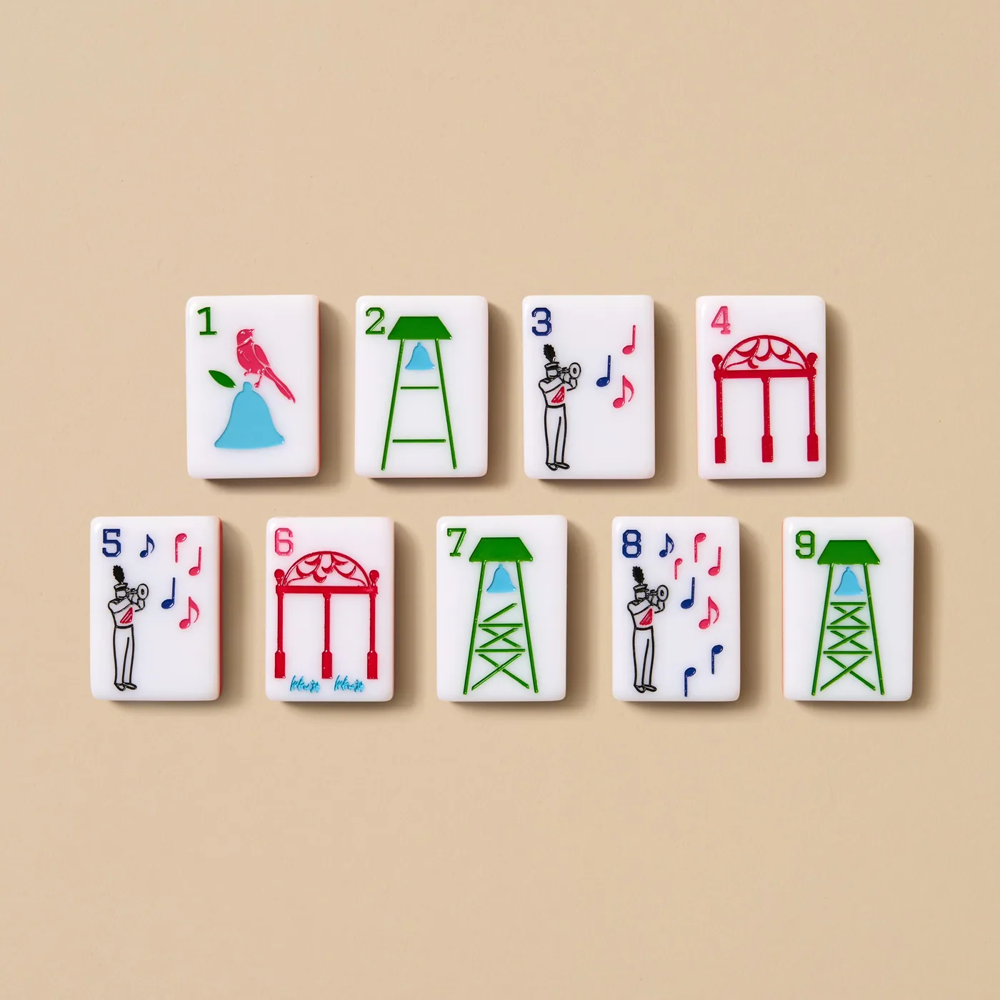 University of Georgia Mahjong Tiles