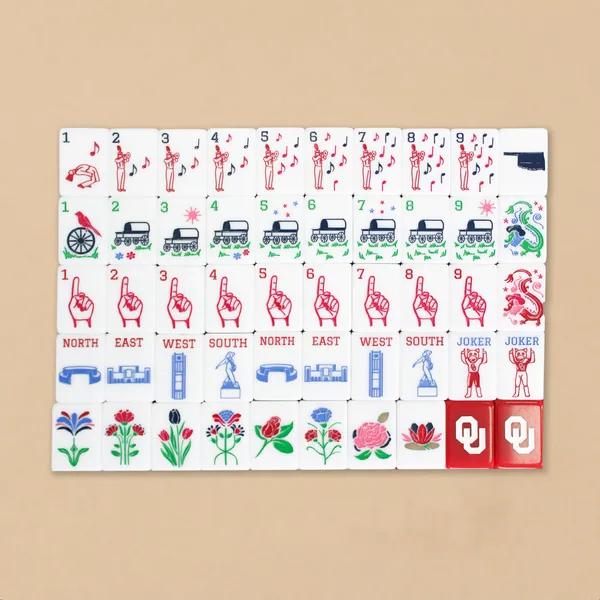 University of Oklahoma Mahjong Tiles